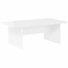 vidaXL Coffee Table High Gloss White 93 x 53 x 33 cm Engineered Wood
