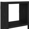 vidaXL Wall Cube Shelf 12 Compartments Black Engineered Wood