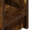 vidaXL Bedside Cabinet with Drawer Smoked Oak 20x36x60 cm