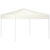 vidaXL Folding Party Tent Cream 3x3 m