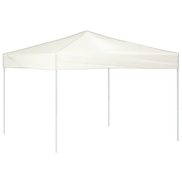 vidaXL Folding Party Tent Cream 3x3 m