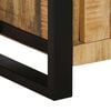 vidaXL Bathroom Furniture Set 3 pcs Brown and Black Solid Mango Wood