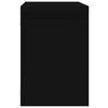 vidaXL Wall Cube Shelves 4 pcs Black 22x15x22 cm