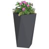 vidaXL Planter Anthracite 40 x 40 x 75 cm Steel