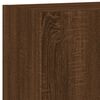 vidaXL TV Wall Cabinets 2 pcs Brown Oak 40.5x30x60 cm Engineered Wood