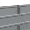 vidaXL Planter Light Grey 320 x 80 x 45 cm Steel