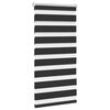 vidaXL Zebra blind 80.9x150 cm Fabric Width 76.7 cm black
