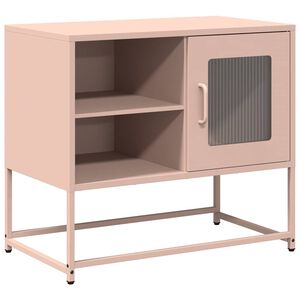 vidaXL TV Cabinet Pink 68x39x60,5 cm Steel