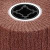 vidaXL Sanding Rollers 3 pcs Brown 12 x 12 x 10 cm Synthetic Fibre