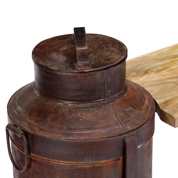 vidaXL Milk Bottle Bench 150x33x64 cm Solid Mango Wood