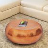 vidaXL Hammered Aluminium Coffee Table Brass/Copper Colour