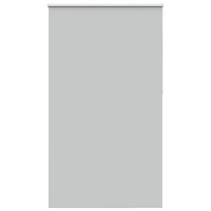 vidaXL Roller Blind Blackout Light Grey 140x210 cm Fabric Width 136.6 cm Polyester