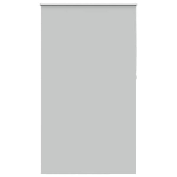 vidaXL Roller Blind Blackout Light Grey 140x210 cm Fabric Width 136.6 cm Polyester