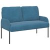 vidaXL Sofa Sets with Cushion 3 pcs Blue 115 x 56 x 80 cm Plywood