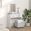 vidaXL Dressing Table White 79 x 41 x 140 cm Engineered Wood