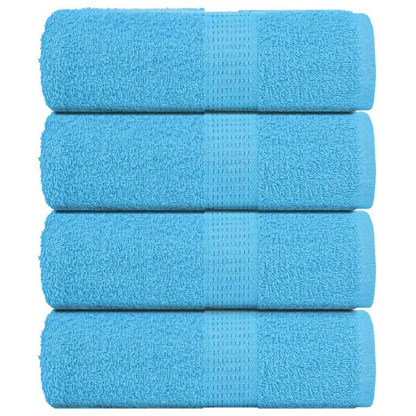 vidaXL Wash Towels "FROGN" 4 pcs Turquoise 30x30 cm 360 gsm