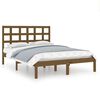 vidaXL Bed Frame without Mattress Honey Brown 150x200 cm Solid Wood