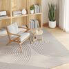 vidaXL Area Rugs Square Cream 120 x 120 cm
