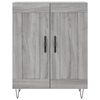 vidaXL Highboard Grey Sonoma 69.5x34x180 cm Engineered Wood