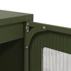 vidaXL Highboard Olive Green 36x39x123 cm Cold-rolled Steel