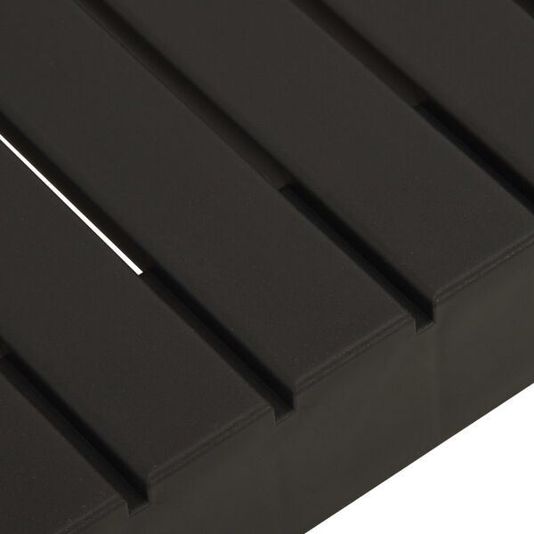 vidaXL Garden Lounge Table Plastic Grey