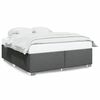 vidaXL Bed Frame without Mattress Dark Grey&nbsp;Super King Fabric