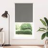 vidaXL Roller Blind Blackout Grey 115x230 cm Fabric Width 110.7 cm Polyester