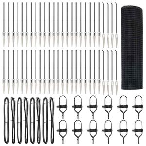 vidaXL Welded Wire Fence with Spikes 100 x 0.8 m (W x H)