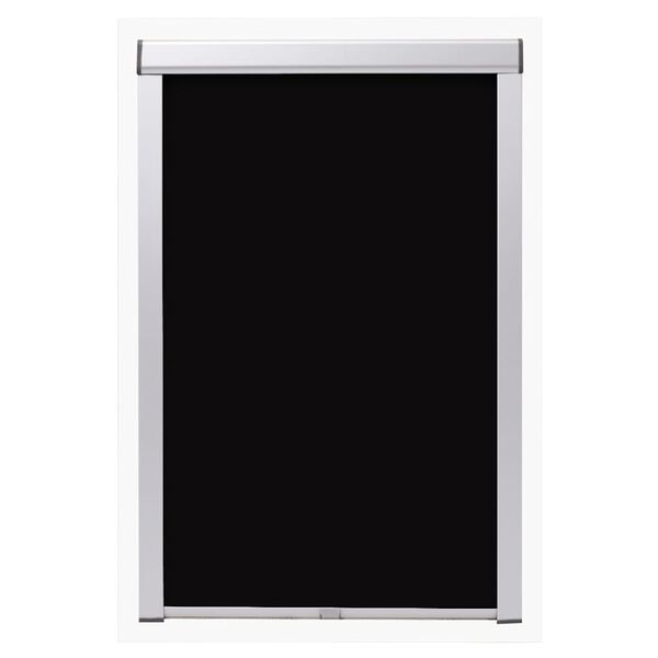 vidaXL Blackout Roller Blind Black UK08
