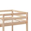 vidaXL Loft Bed Frame without Mattress 80x200cm Solid Wood Pine