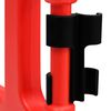 vidaXL Traffic Barriers 4 pcs Red 75x75x100 cm