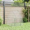 vidaXL Rabbit Hutch Silver 105x100x120 cm Galvanised Steel