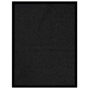 vidaXL Doormat Black 40x60 cm