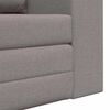 vidaXL Sofa Bed Taupe 148 x 71 x 83 cm Fabric