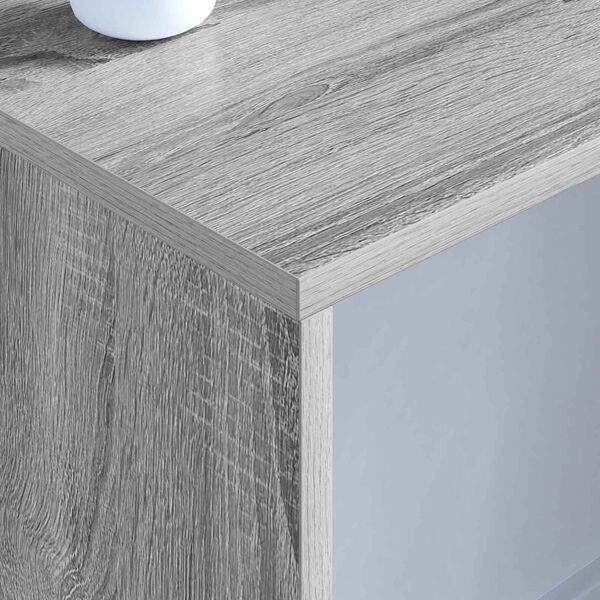 vidaXL Wall-Mounted Desk Grey Sonoma 100 x 45 x 30 cm Engineered Wood