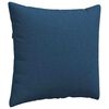 vidaXL Sofa Pillows 2 pcs Blue 50 x 50 cm Fabric