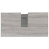 vidaXL Bathroom Cabinet Grey Sonoma 65x33x60 cm Engineered Wood