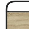 vidaXL Replace Headboard Sonoma Oak 107 cm Steel and Engineered Wood