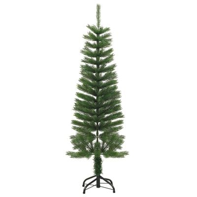vidaXL Artificial Slim Christmas Tree with Stand 120 cm PE