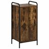 vidaXL Sideboard Smoked Oak 40 x 33 x 80.5 cm Engineered Wood