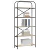 vidaXL Bookshelf Sonoma Oak 80 x 30 x 183 cm Engineered wood