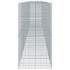 vidaXL Gabion Basket with Cover 1050x100x200 cm Galvanised Iron