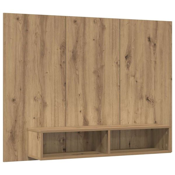 vidaXL TV Cabinet Set Artisan Oak 120 x 23.5 x 90 cm Engineered Wood
