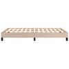 vidaXL Bed Frame without Mattress Cappuccino 120x190 cm Small Double Faux Leather