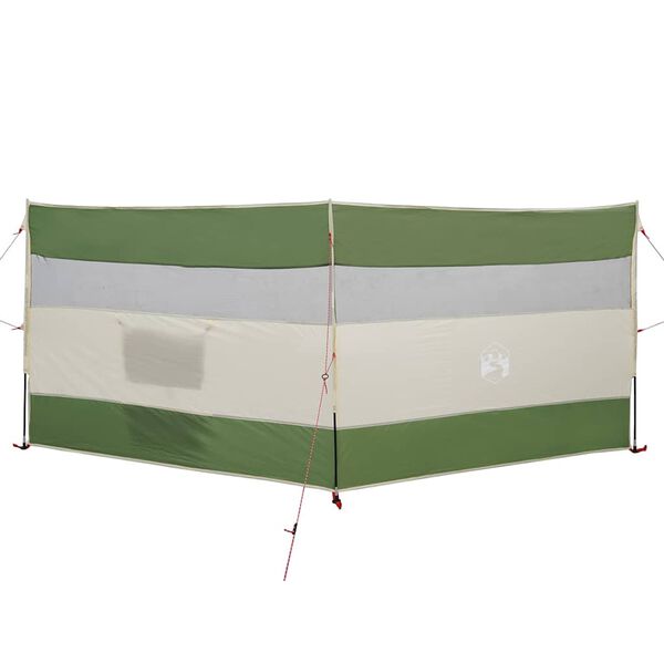 vidaXL Camping Windbreak Green 340x130 cm Waterproof