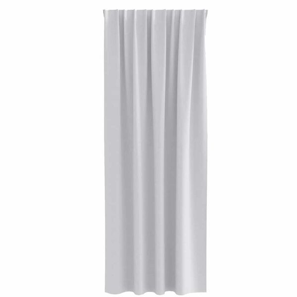 vidaXL Blackout Curtains with Rings 2 pcs Pale Grey 260 x 140 cm