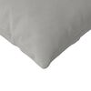 vidaXL Sofa Pillows 2 pcs Light Grey 120 x 40 cm Fabric