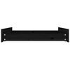 vidaXL Bed Drawers 2 pcs Black Solid Wood Pine