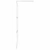 vidaXL Walk-in Shower Wall with Clear ESG Glass 100x195 cm