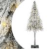 vidaXL Christmas Tree with 150 LEDs White 150 cm PE and Steel